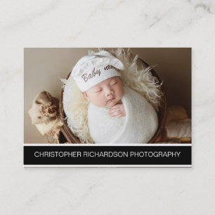 Carte De Visite Photographie simple et élégante