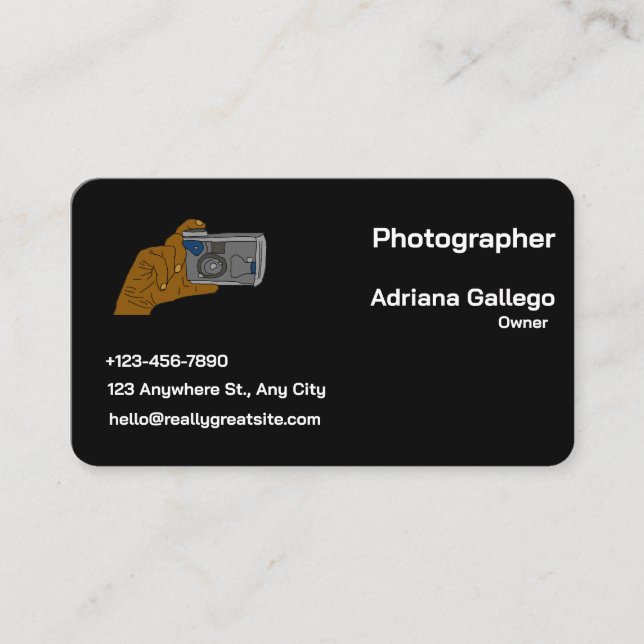 carte de visite photographique (modifiable) (Devant)