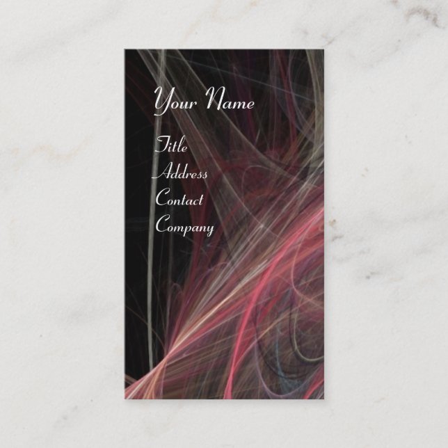 Carte De Visite PHOTON CRAZY MONOGRAM gem violet (Devant)