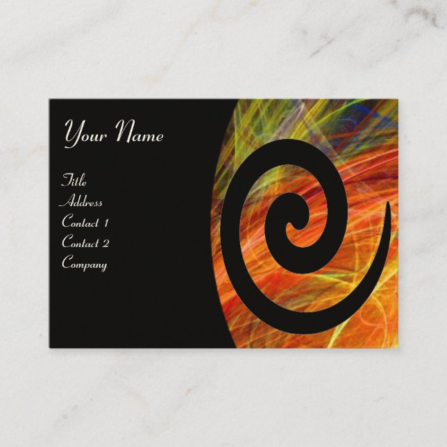 CARTE DE VISITE PHOTON SWIRL (Devant)