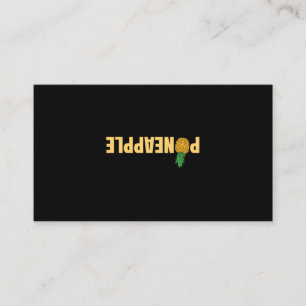 Carte De Visite Phrase de l'ananas à l'envers pour les femmes