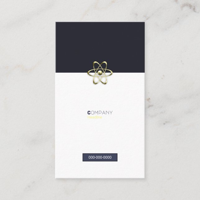 Carte De Visite Physicien (Devant)