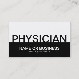 Carte De Visite PHYSICIEN hardi