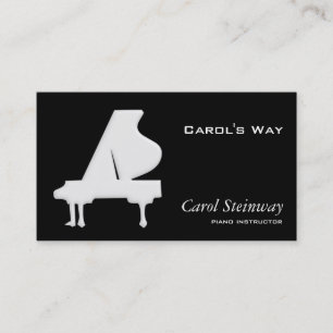 Carte De Visite Piano