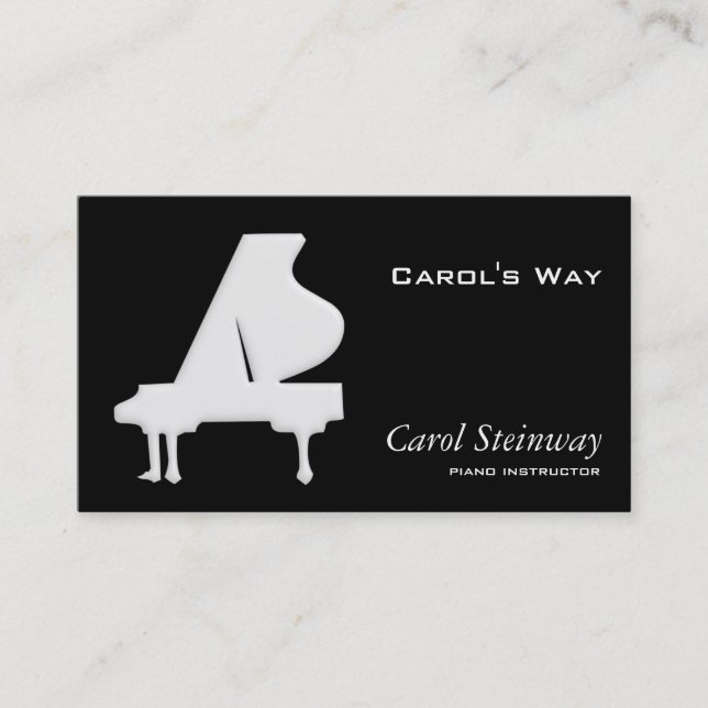 Carte De Visite Piano (Devant)