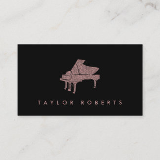 Carte De Visite piano à parties scintillant
