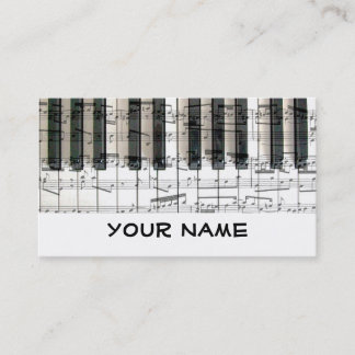 Carte De Visite piano pianiste
