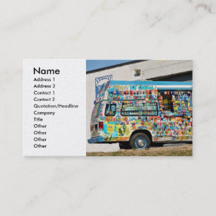 Carte De Visite Pick - Ice Cream