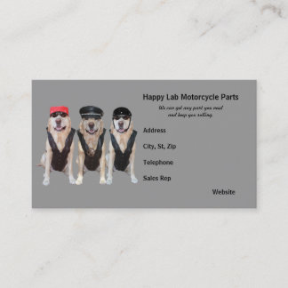 Carte De Visite Pièces de moto