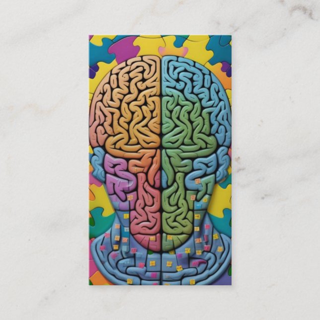 Carte De Visite Pièces de psychologie (Devant)