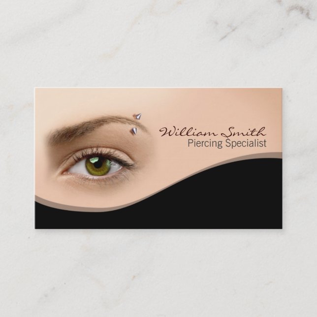 Carte De Visite Piercing specialist Business card (Devant)