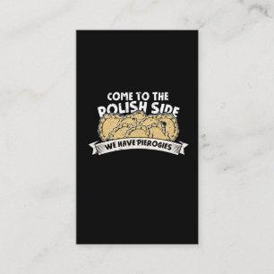 Carte De Visite Pierogi Maker Polissage Foie Pologne nouilles
