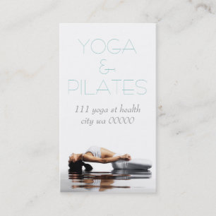 Carte De Visite Pilates Yoga Instructeur Méditation Spirituelle