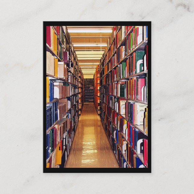 Carte De Visite Pile de bibliothèque ATC (Devant)