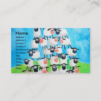 Carte De Visite Pile des moutons