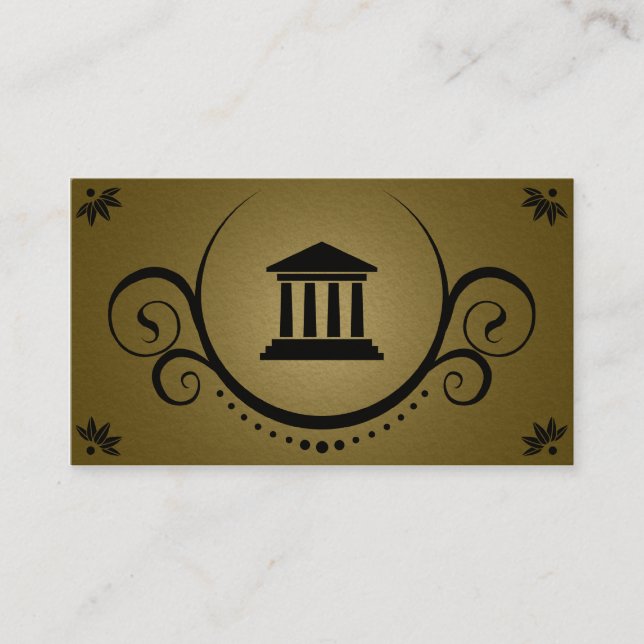 Carte De Visite piliers de sophistications de la justice (Devant)