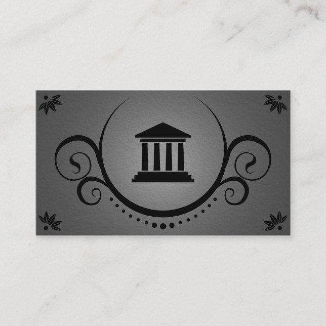 Carte De Visite piliers de sophistications de la justice (Devant)