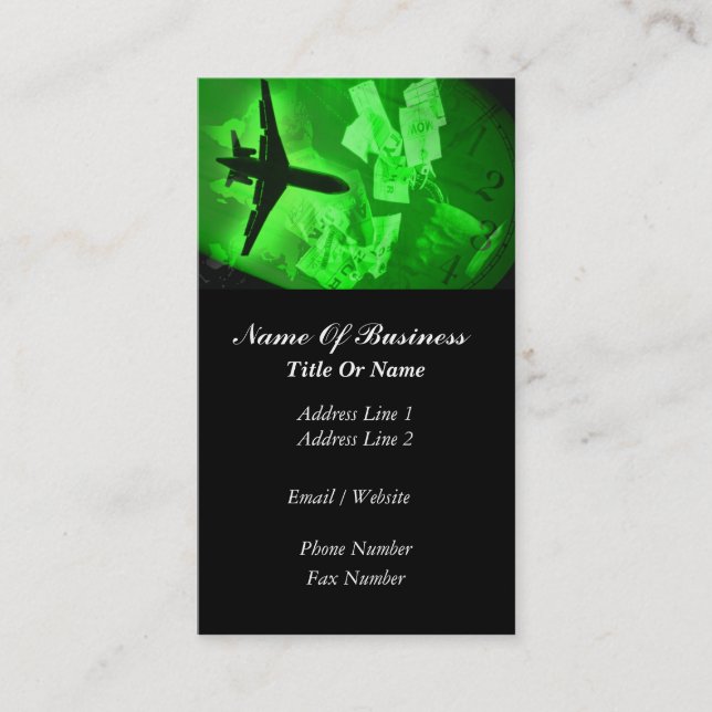 Carte de visite pilote (Devant)