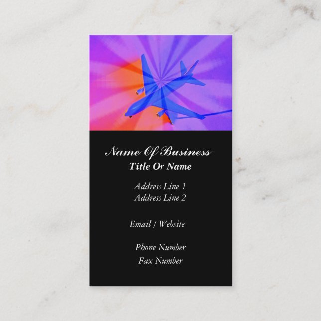 Carte de visite pilote (Devant)