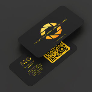 Carte De Visite Pilote de drone Réalisateur de film Jaune Noir Obj