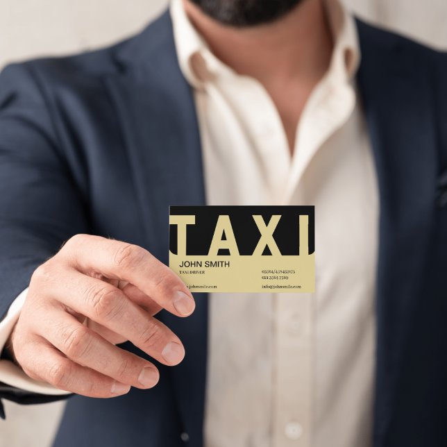 Carte De Visite Pilote de taxi Elite (Créateur téléchargé)