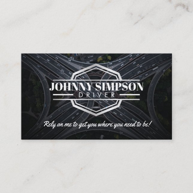 Carte De Visite Pilote Taxi Business Cards (Devant)