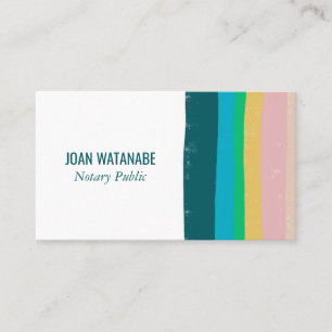 Carte De Visite Pink Green Gold minima Grilles artisanales