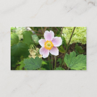 Carte De Visite Pink Wildflower Business Card | Botanical Floral P