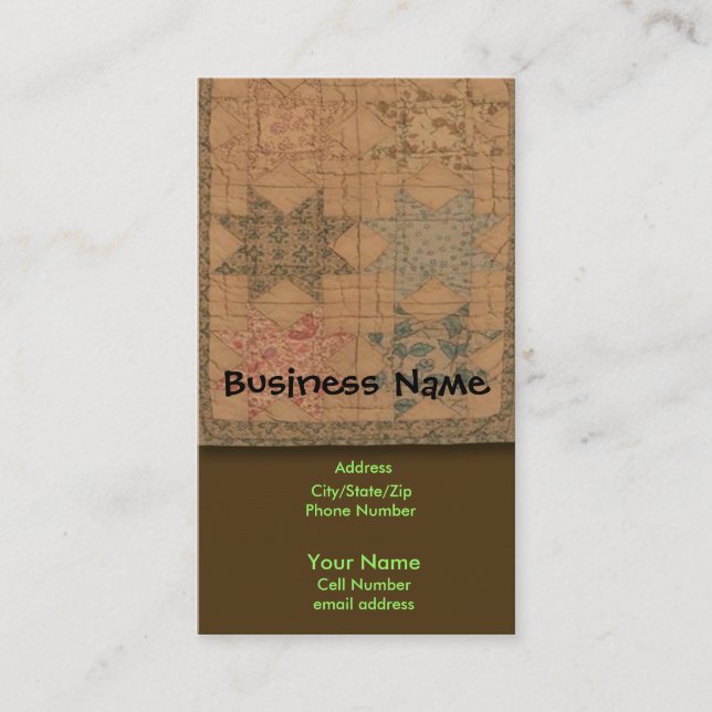 Carte De Visite Piqué (Devant)