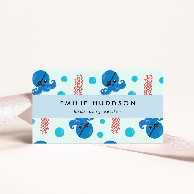 Carte De Visite Pirate Octopus, Pirate Jellfish, Centre d'activité (Créateur téléchargé)