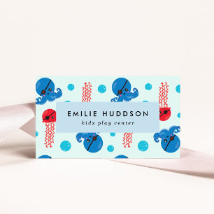 Carte De Visite Pirate Octopus, Pirate Jellfish, Centre d'activité