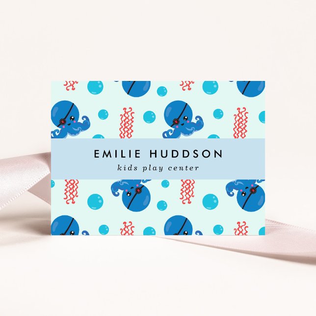 Carte De Visite Pirate Octopus, Pirate Jellfish, Centre d'activité (Créateur téléchargé)