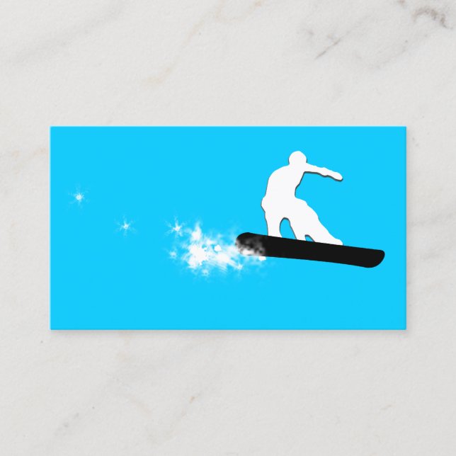 Carte De Visite piste en poudre (Devant)