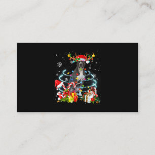 Carte De Visite Pittie Reindeer Joyeux pyjama X