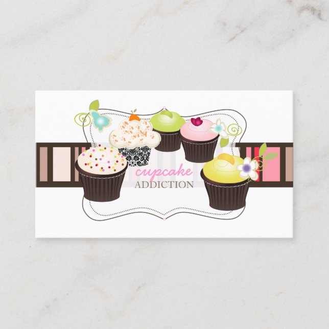 Carte De Visite Pix-Dezines do-it-yourself cupcake (Devant)
