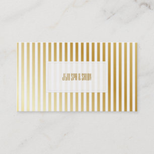 Carte De Visite PixDezines bandes d'or