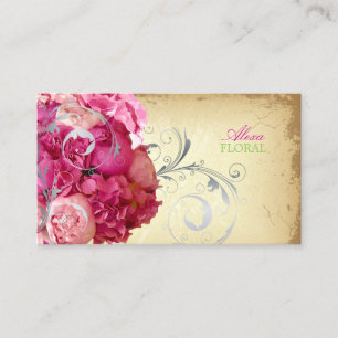 Carte De Visite PixDezines Bouquet vintage, fleuristes/do-it-yours