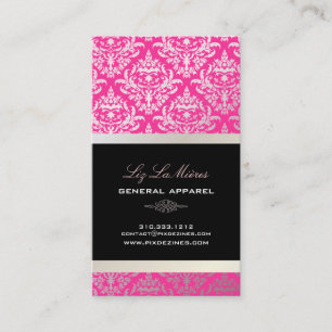 Carte De Visite PixDezines Céline Damask