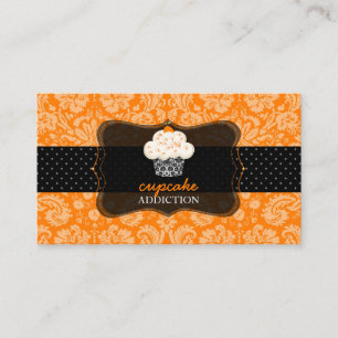 Carte De Visite PixDezines chocolat orange cupcake/pâtisserie/do-i