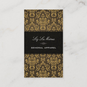 Carte De Visite PixDezines Cigar+Gold Arianna Vintage Damask