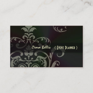 Carte De Visite PixDezines Crest Damask