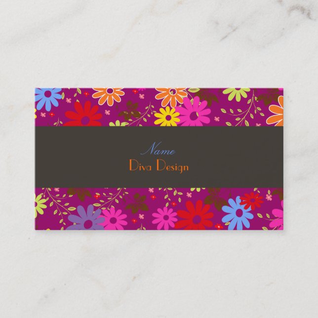 Carte De Visite PixDezines Été, BusinessCard (Devant)