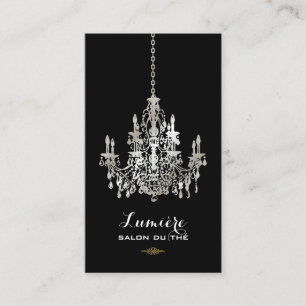 Carte De Visite PixDezines faux lustre en feuille d'argent/DIY cou