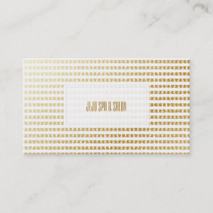 Carte De Visite PixDezines faux points/bandes d'or