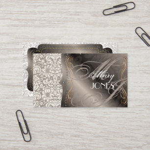 Carte De Visite PixDezines Fidora Vintage Damassé