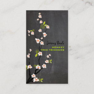Carte De Visite PixDezines fleurs de cerisier rose vintage ♥