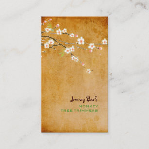 Carte De Visite PixDezines fleurs de cerisier roses vintage ♥♥