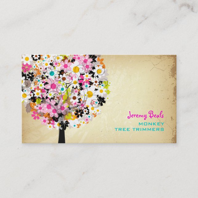 Carte De Visite PixDezines floraisons de printemps/élagueurs ♥♥♥♥ (Devant)