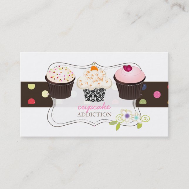 Carte De Visite PixDezines gâteau cupcake diy (Devant)