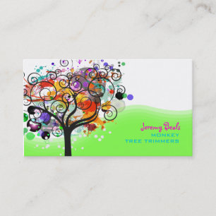 Carte De Visite PixDezines Grunge Tree Trimmers ♥ ♥ ♥